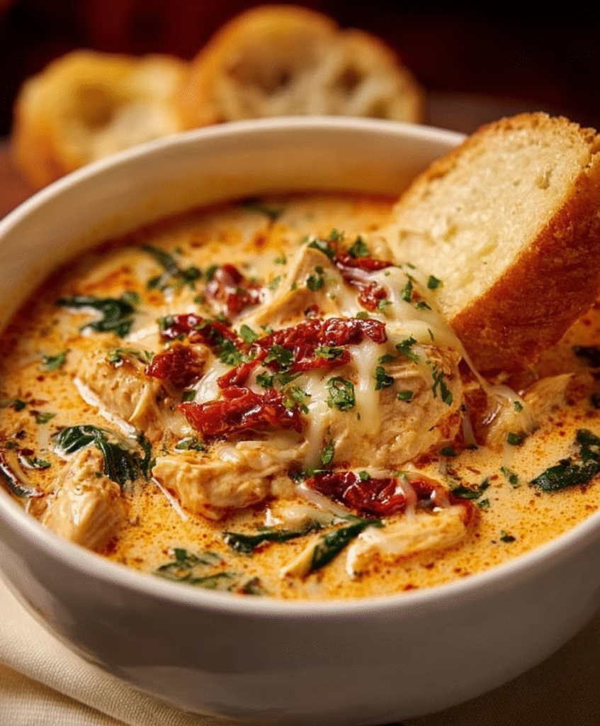 Creamy Tuscan Chicken Soup