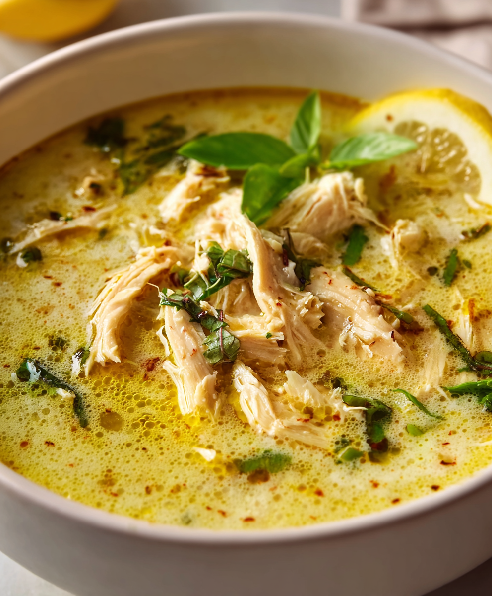 Crock Pot Thai Ginger Chicken Soup