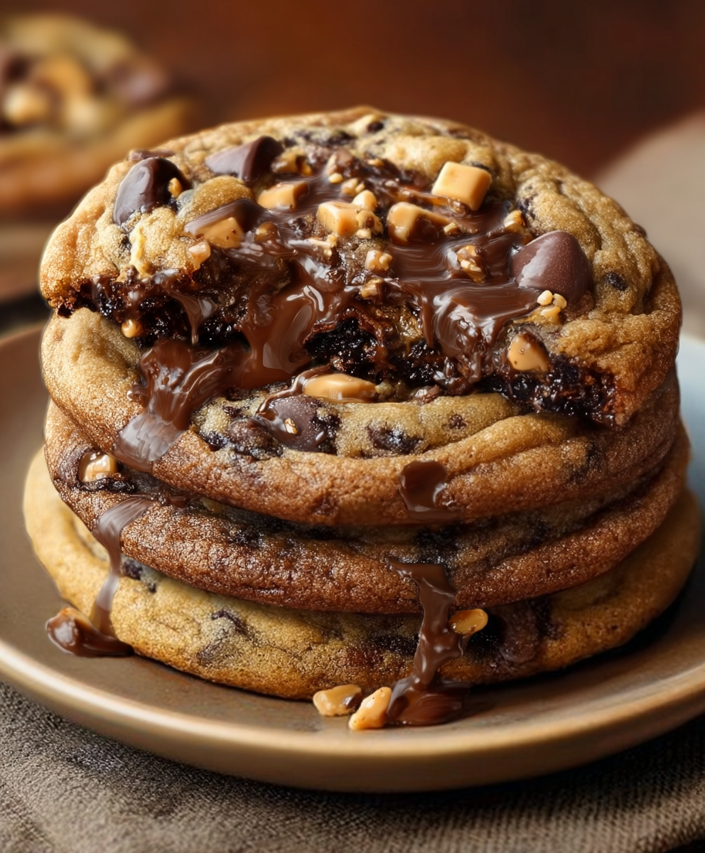 Espresso Toffee Chocolate Bliss Cookies