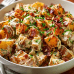 French Onion Loaded Potato Salad