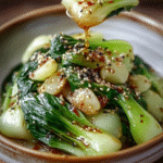 Garlic Ginger Bok Choy Stir-Fry