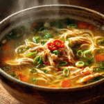 Ginger Garlic Chicken Noodle Soup