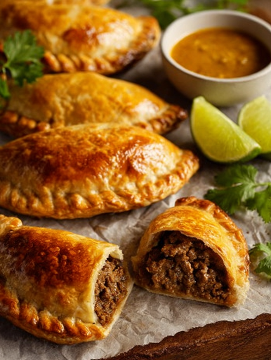 Golden Curry Beef Empanadas
