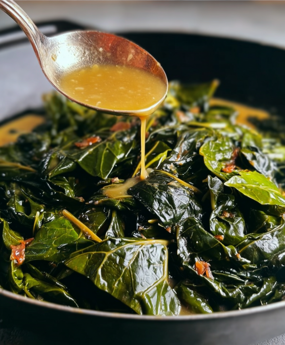 Gourmet Miso Butter Collard Greens