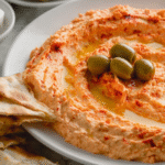 Greek Htipiti (Spicy Feta & Roasted Red Pepper Dip)