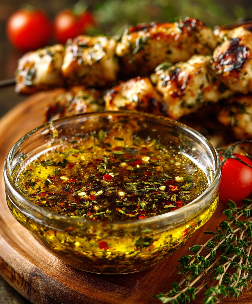 Heavenly Greek Chicken Souvlaki Marinade