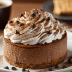 Hot Cocoa Cheesecake with Marshmallow Whipped Cream