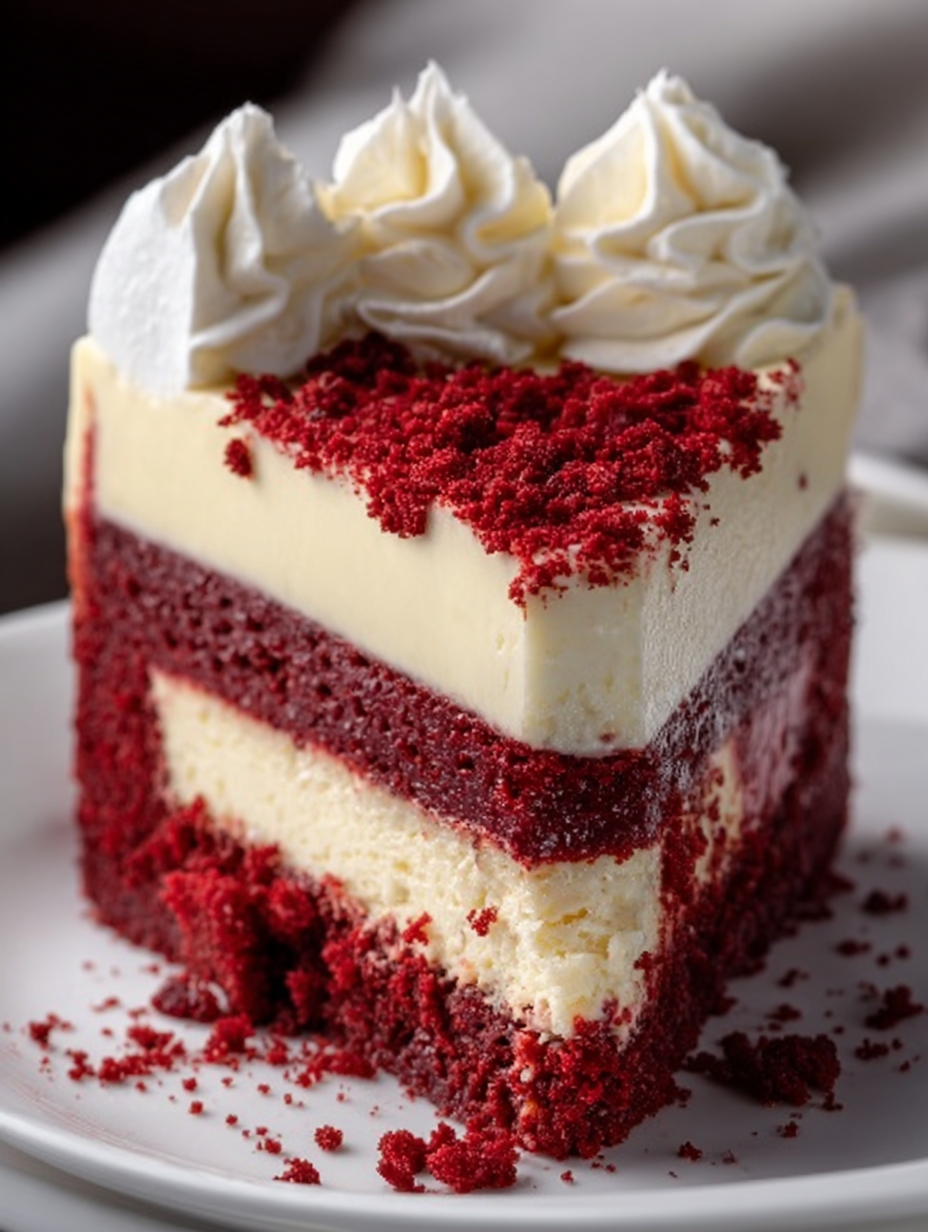 Knock-You-Naked Red Velvet Cheesecake