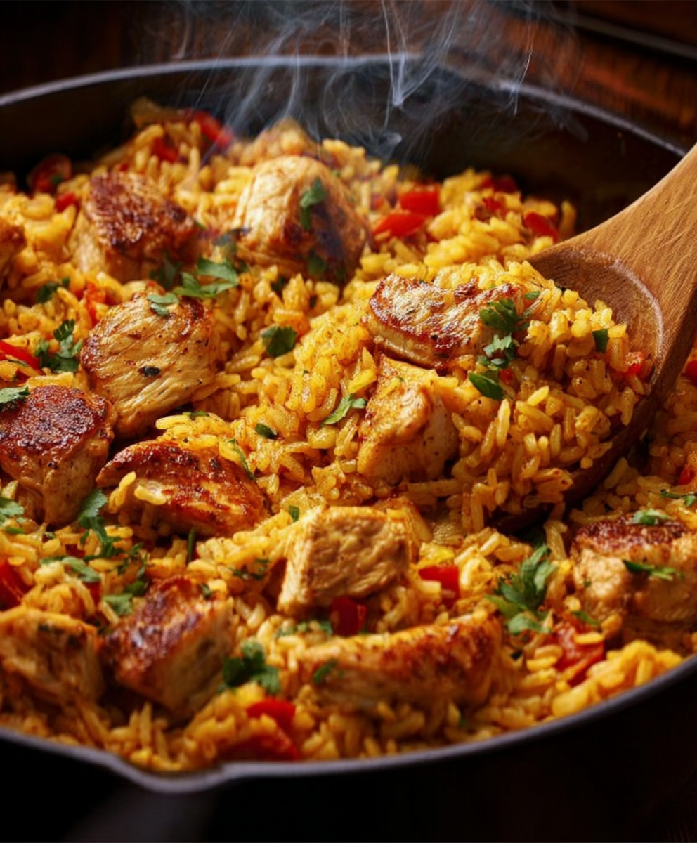 Nando’s-Style Portuguese Chicken & Rice (One-Pot)