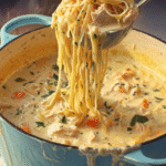 One-Pot Creamy Chicken Noodle Comfort Soup