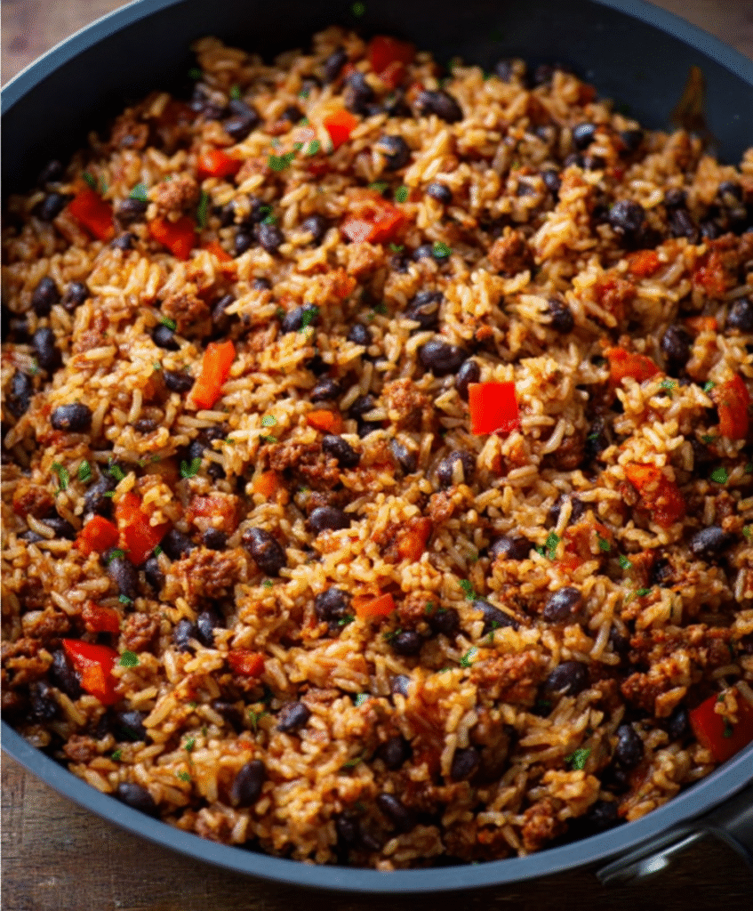 One-Pot Spanish Chorizo Rice Skillet