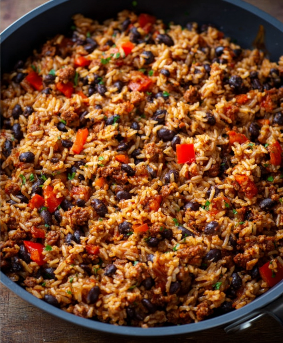 One-Pot Spanish Chorizo Rice Skillet