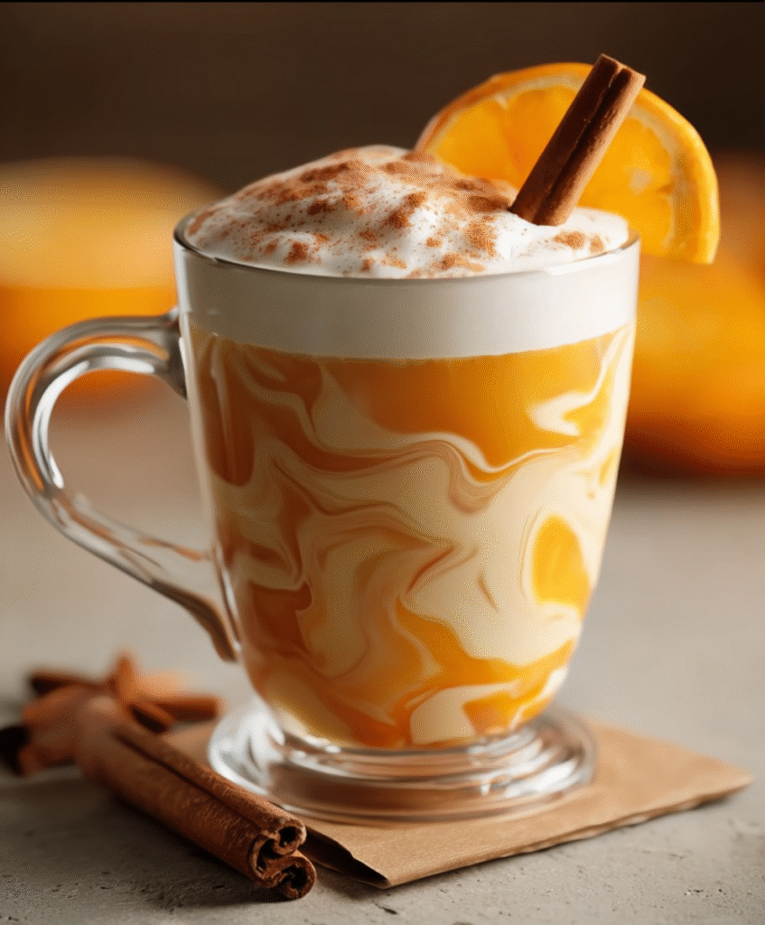 Orange Cinnamon Milk Tea Bliss