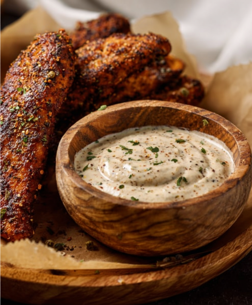 Popeyes-Style Blackened Ranch Dip