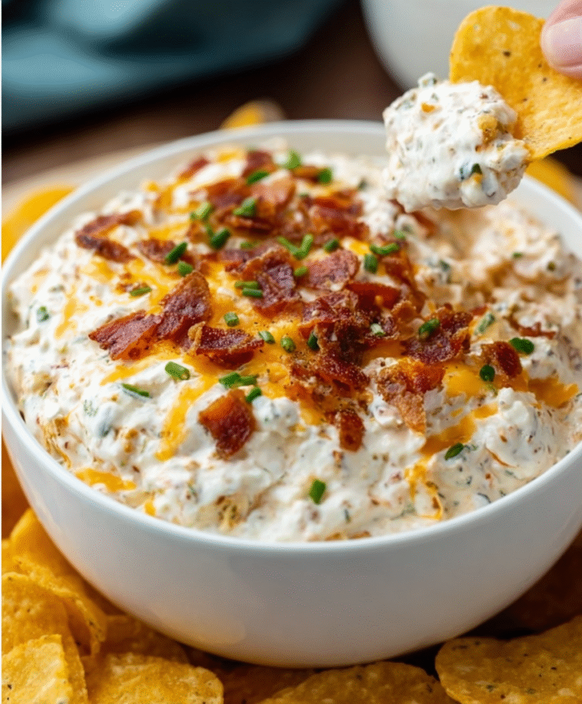 Quick & Easy Bacon Cheddar Ranch Dip