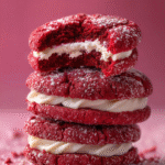 Red Velvet Sandwich Cookies