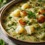 Roasted Celery & Potato Comfort Soup