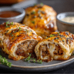 Savory French Onion Sausage Rolls