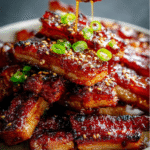 Sticky Korean Pork Belly Sizzler