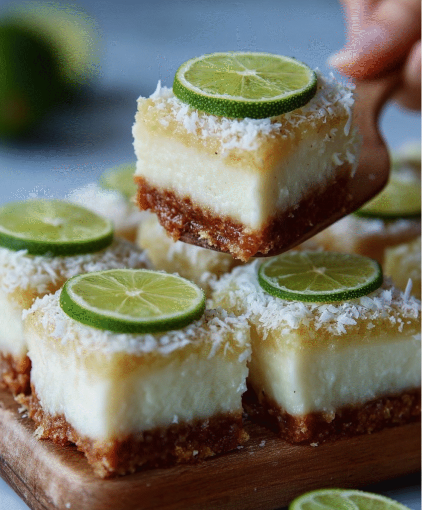 Tropical Chill Coconut Lime Bars