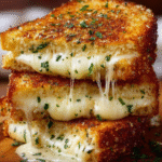 Ultimate Garlic Bread Grilled Cheese