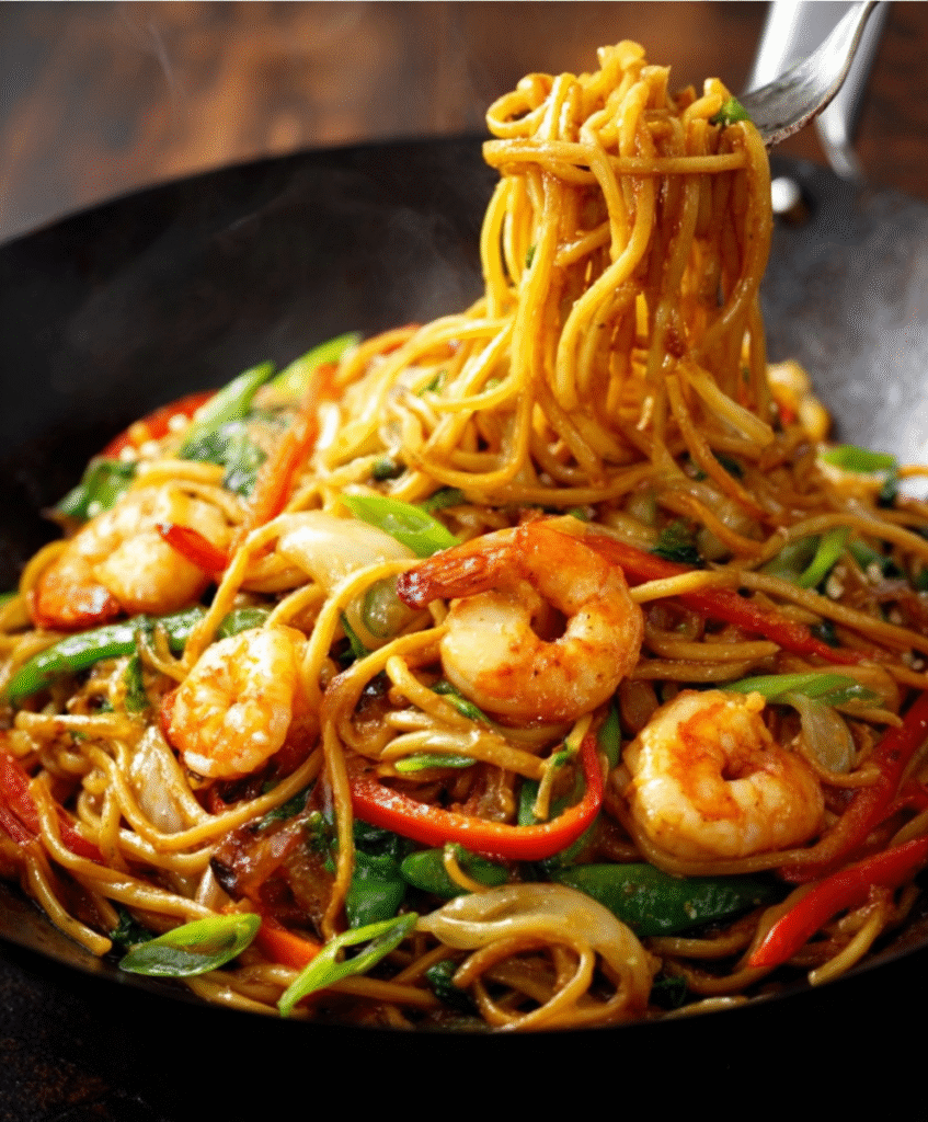 Ultimate Weeknight Shrimp Lo Mein