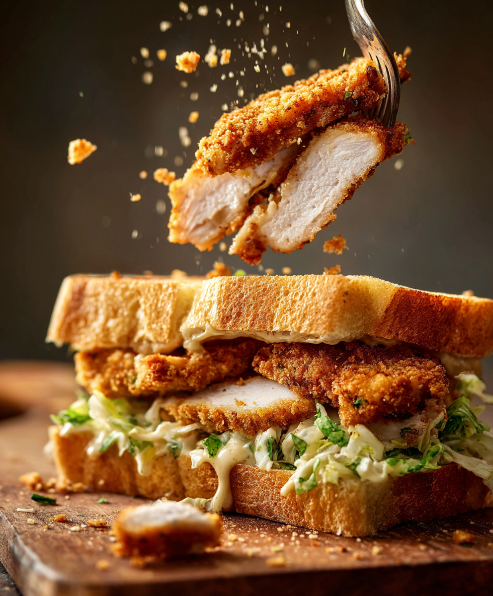 Ultra-Crispy Chicken Caesar Sandwich