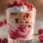 Vanilla Raspberry Iced Latte Swirl