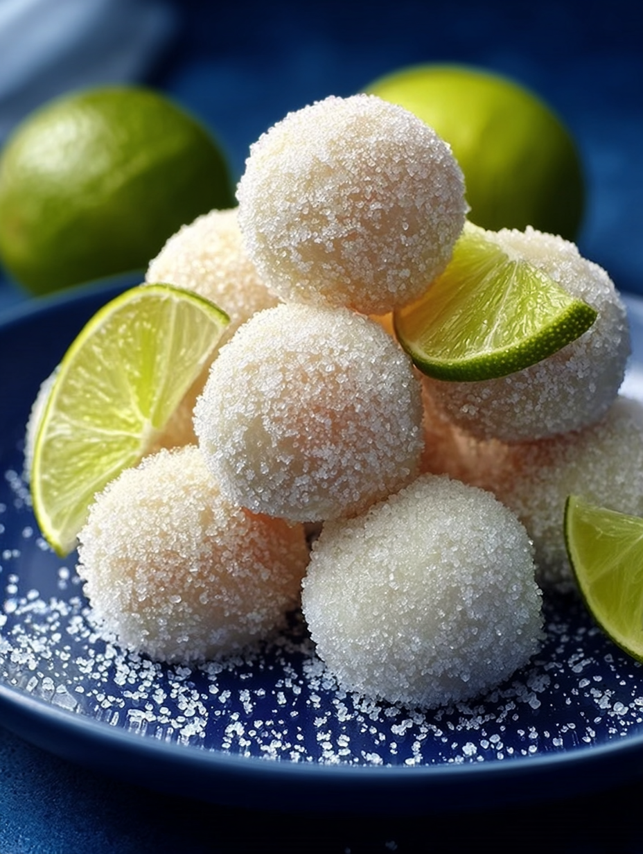 Zesty No-Bake Margarita Balls