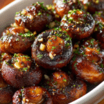 Balsamic Soy Garlic Roasted Mushrooms