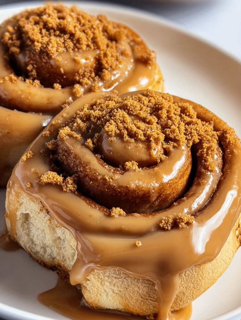 Biscoff Bliss Cinnamon Swirl Rolls