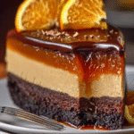 Chocolate Orange Velvet Cheesecake