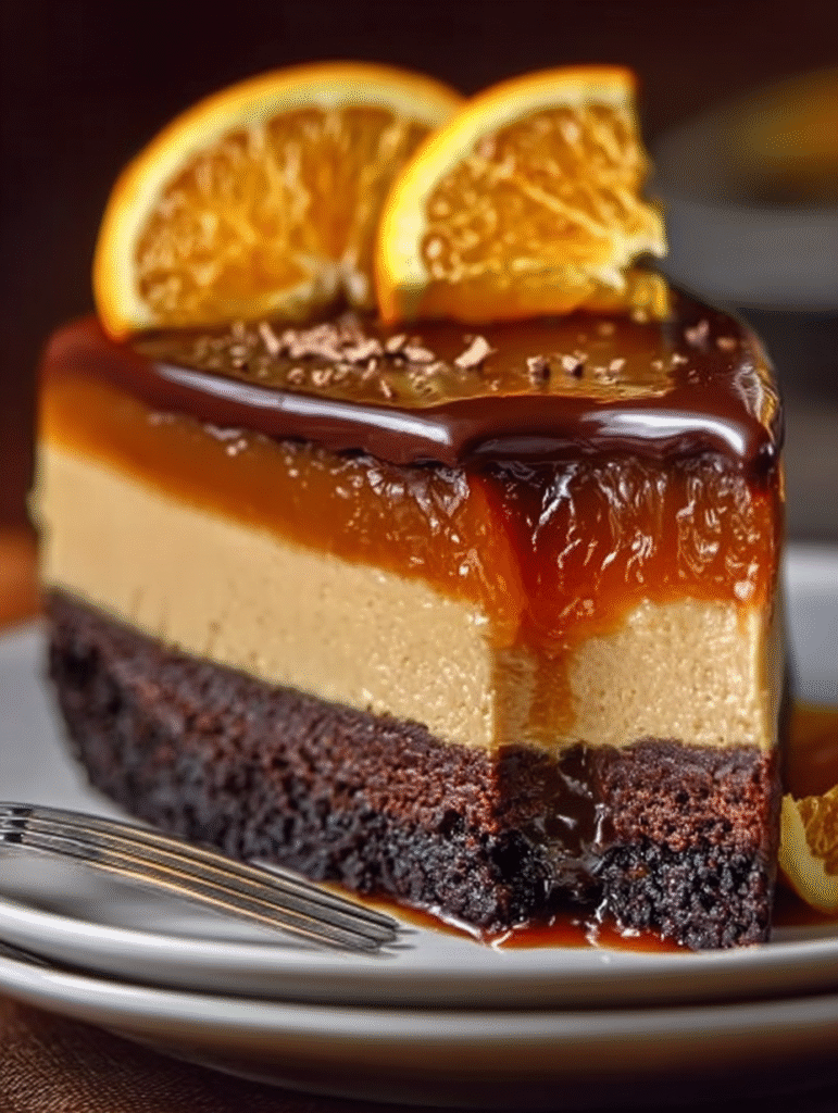 Chocolate Orange Velvet Cheesecake