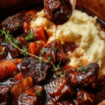 Classic French Beef Bourguignon