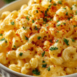 Creamy Deviled Egg Macaroni Bliss