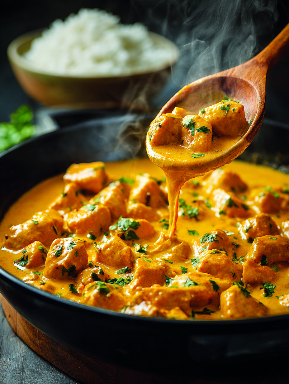 Creamy Mango Chicken Curry
