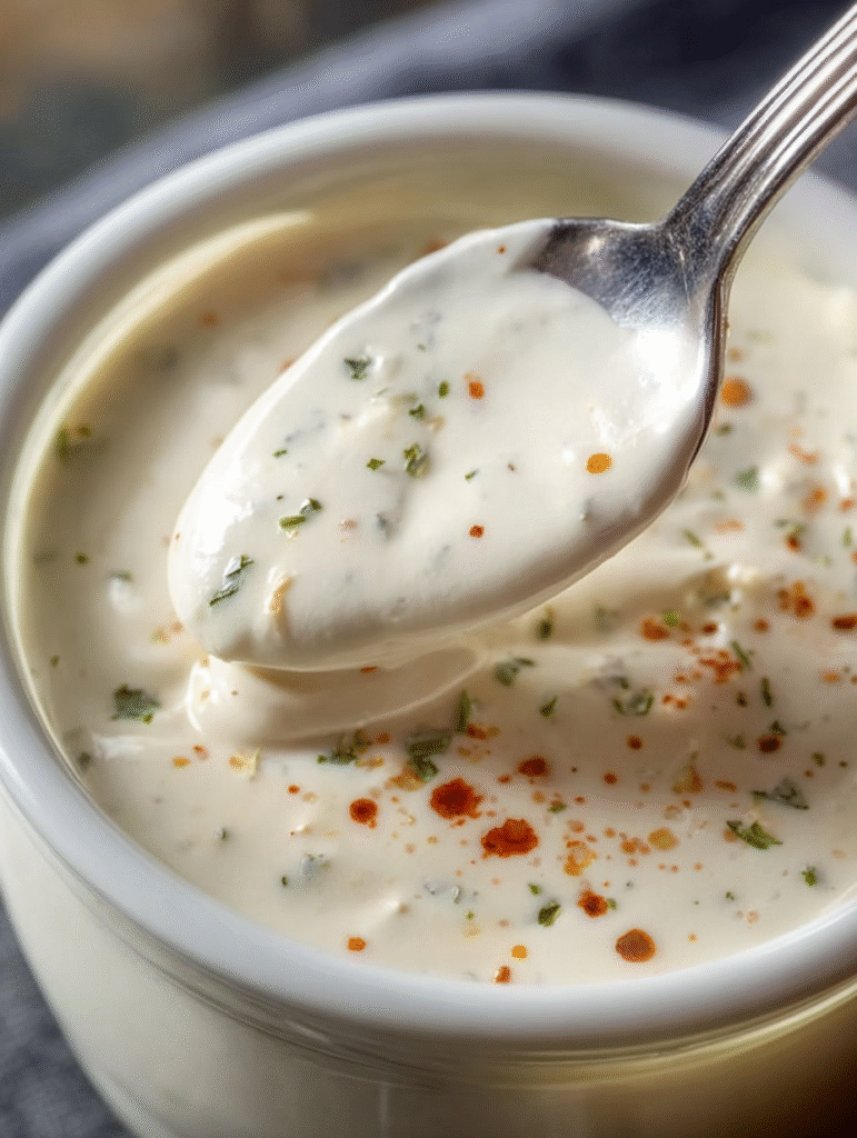 Creamy & Tangy Mexican White Sauce