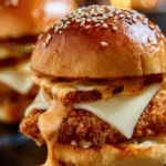 Crispy Bang Bang Chicken Sliders