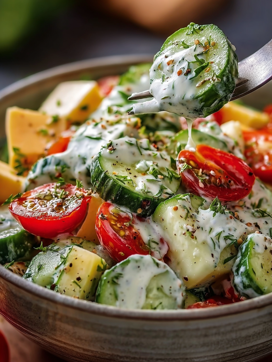 Cucumber Ranch Crack Salad