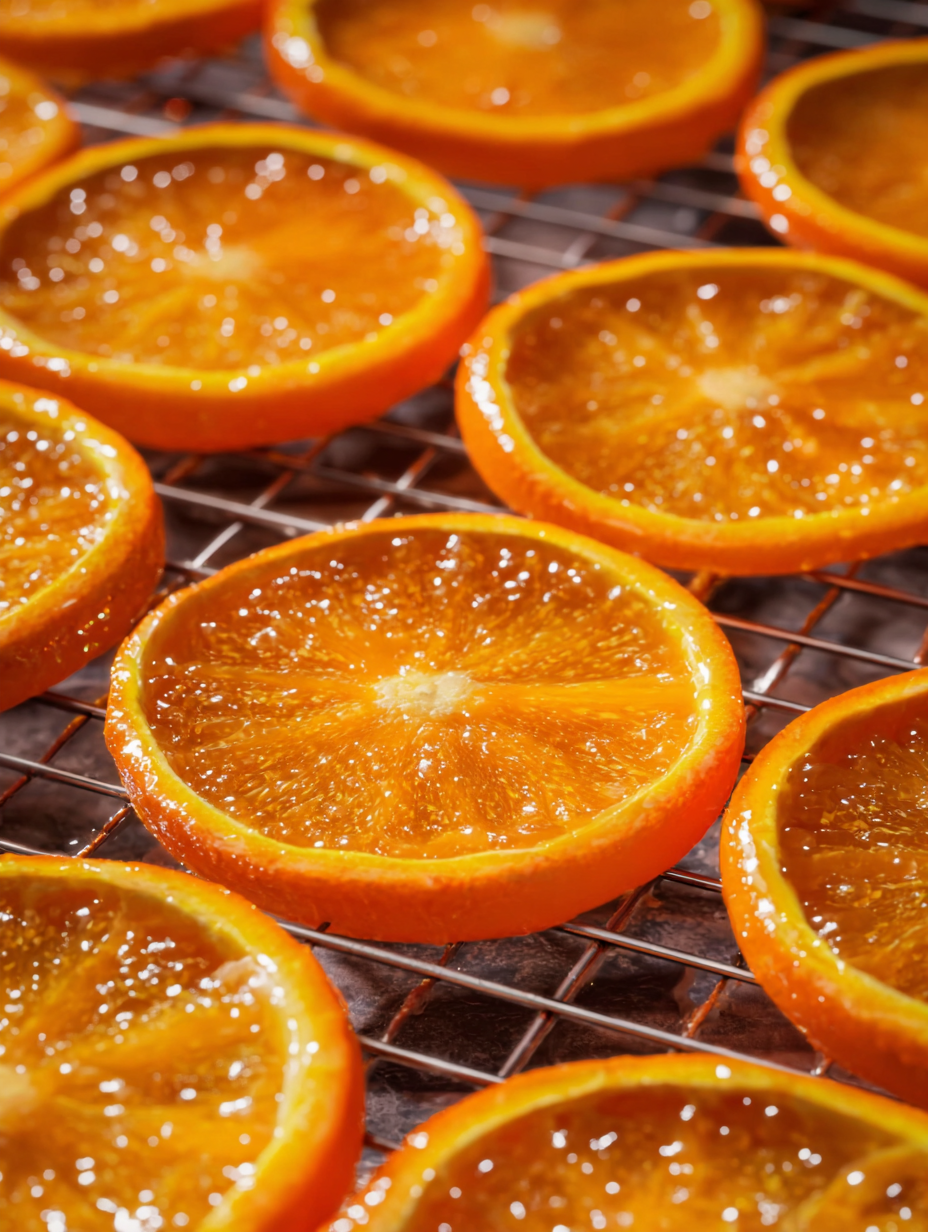 Glossy Candied Orange Slices