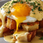 Golden Breakfast Poutine with Creamy Hollandaise