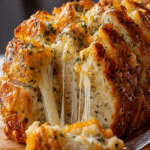Golden Pull-Apart Herb Cheese Bread