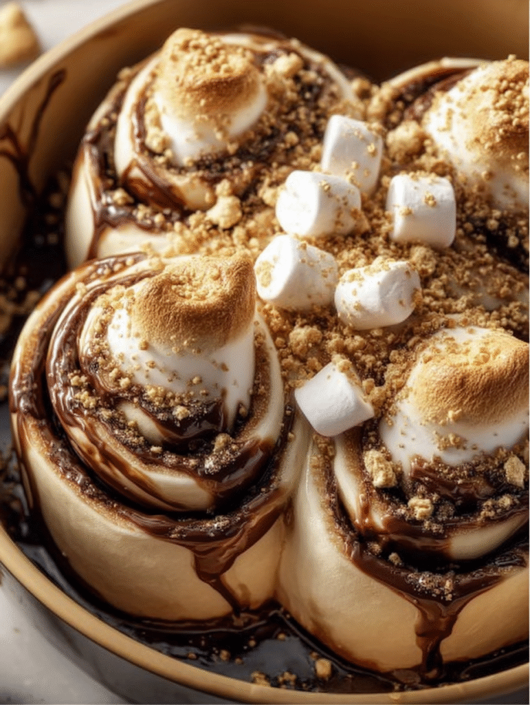 Melt-In-Your-Mouth S’mores Roll-Ups