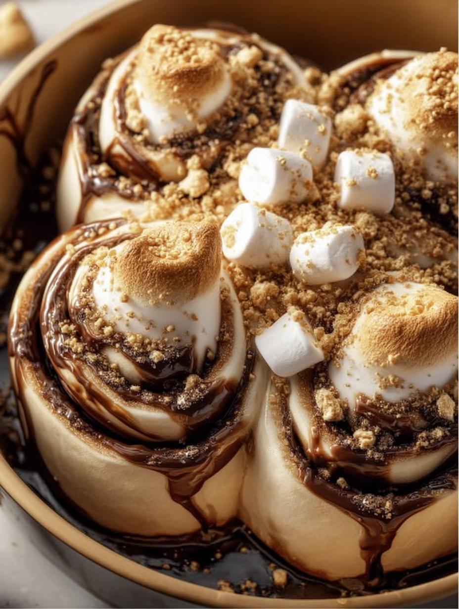 Melt-In-Your-Mouth S’mores Roll-Ups
