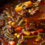 Mom’s Old-Fashioned Vegetable Beef Soup (Slow-Simmer Classic)
