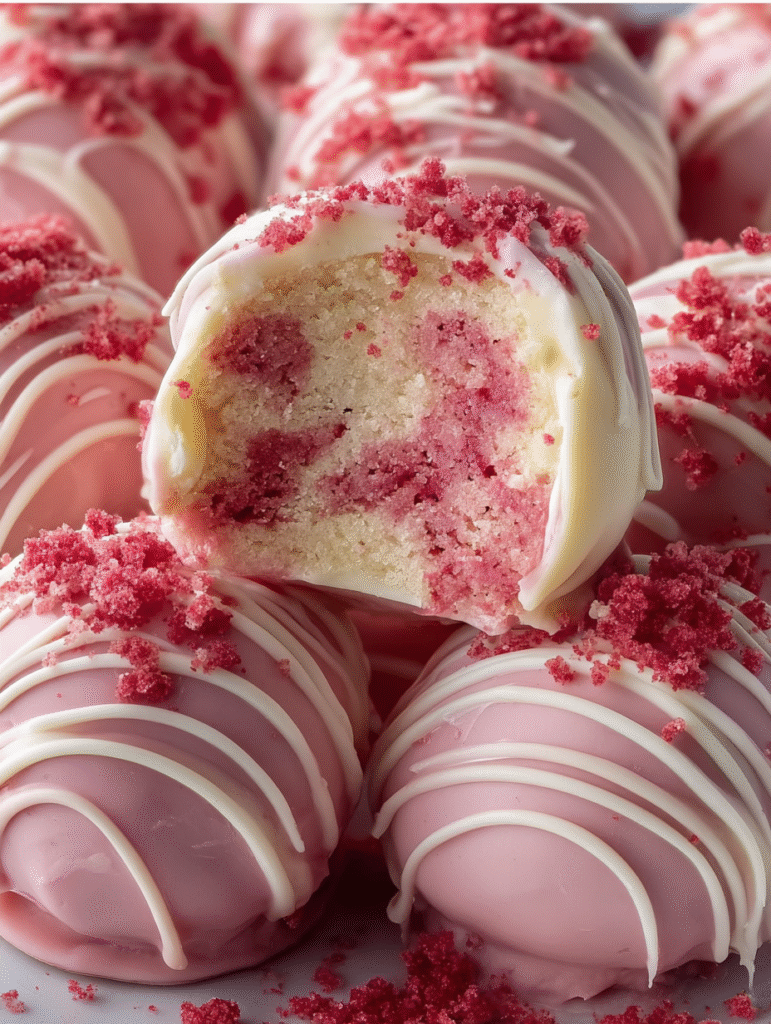Strawberry Shortcake Bliss Truffles