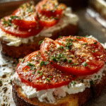 Whipped Ricotta Tomato Toast