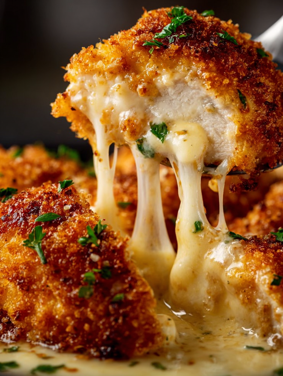 Crispy Creamy Garlic Parmesan Chicken