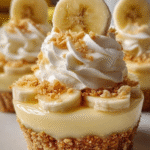 Silky No-Bake Mini Banana Cream Pie Cups