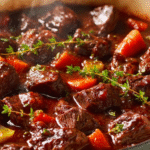 Slow-Braised Red Wine Beef Stew
